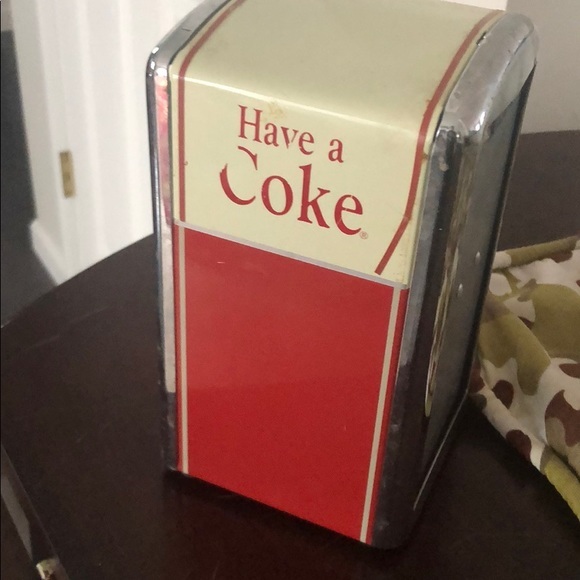 Paper napkin holder from Coke antique - Picture 2 of 5